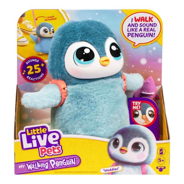 LLS Sesli Yürüyen Penguen İnteraktif Peluş LP600000 - Görsel 4
