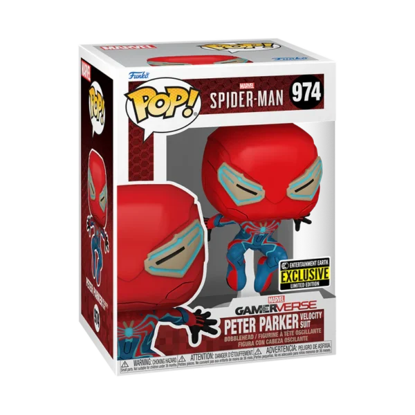 Funko POP Games: Spider-Man 1- Peter Parker (Velocity Suit) Exclusive