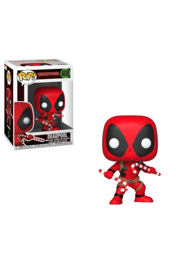 Funko Pop! Marvel Holiday: Deadpool Candy Canes