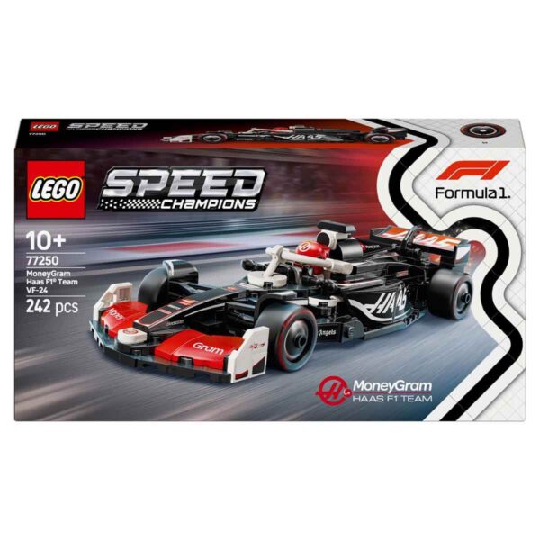 LEGO Speed Champions MoneyGram Haas F1 Team VF-24 Yarış Arabası 77250 - 10 Yaş ve Üzeri Çocuklar için Sürücü Minifigürü İçeren Yaratıcı Oyuncak Yapım Seti (242 Parça) - Görsel 3