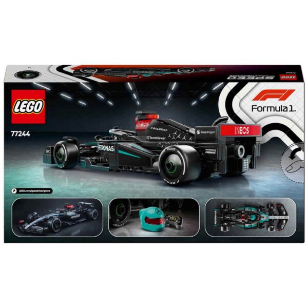 LEGO Speed Champions Mercedes-AMG F1 W15 Yarış Arabası 77244 - 10 Yaş ve Üzeri Çocuklar için Sürücü Minifigürü İçeren Yaratıcı Oyuncak Yapım Seti (267 Parça) - Görsel 4