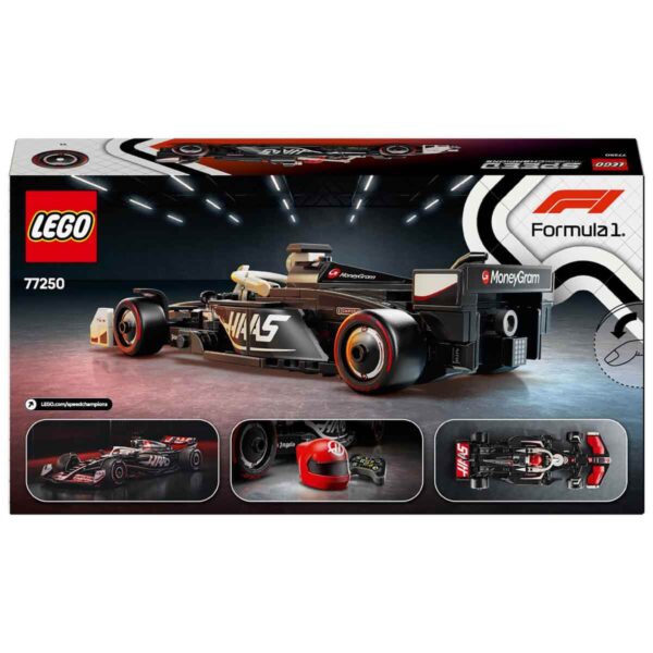 LEGO Speed Champions MoneyGram Haas F1 Team VF-24 Yarış Arabası 77250 - 10 Yaş ve Üzeri Çocuklar için Sürücü Minifigürü İçeren Yaratıcı Oyuncak Yapım Seti (242 Parça) - Görsel 4