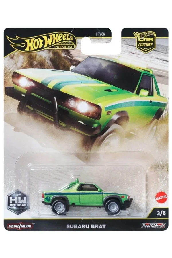 HOT WHEELS Premium HW Off-Road 5'li Set – Toyota, Land Rover, Ford, Subaru (Car Culture Serisi) - Görsel 4