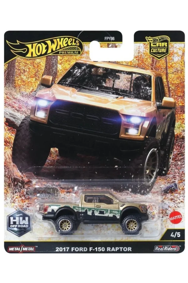 HOT WHEELS Premium HW Off-Road 5'li Set – Toyota, Land Rover, Ford, Subaru (Car Culture Serisi) - Görsel 5