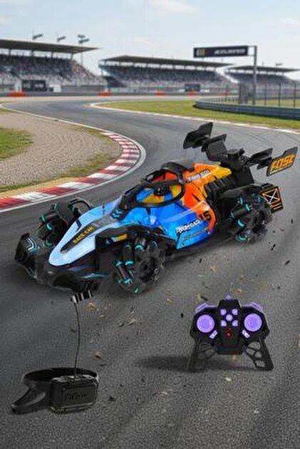 Uzaktan Kumandalı Duman Atan Akrobatik Yarış Arabası - Görsel 4