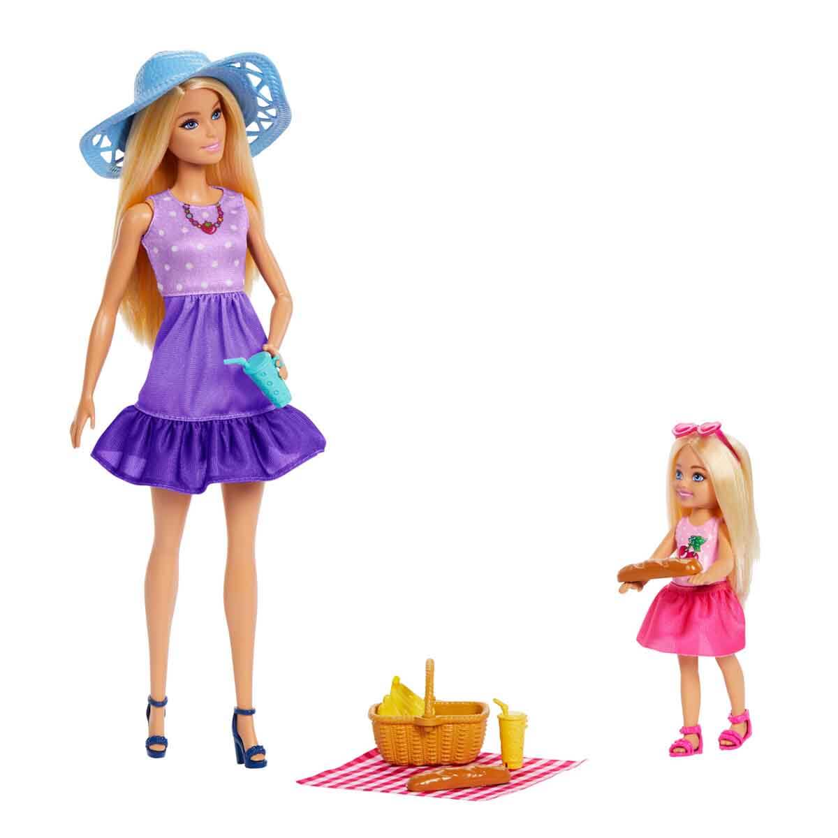 Barbie Malibu ve Chelsea Piknik Oyun Seti JBF43 - Görsel 2
