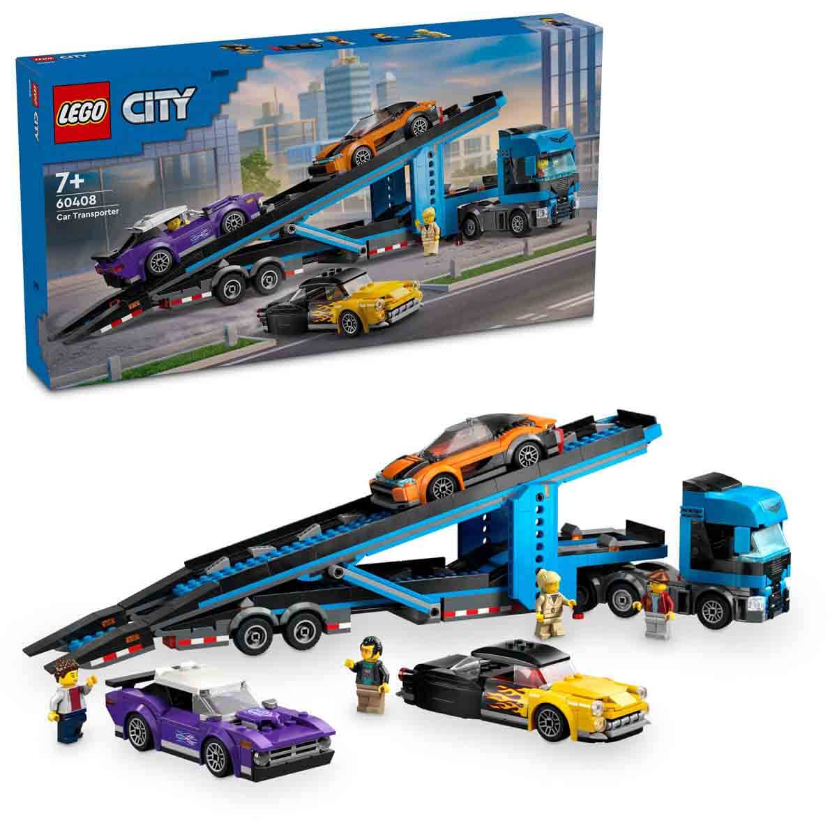 LEGO® City Spor Arabalı Araç Taşıma Kamyonu 60408