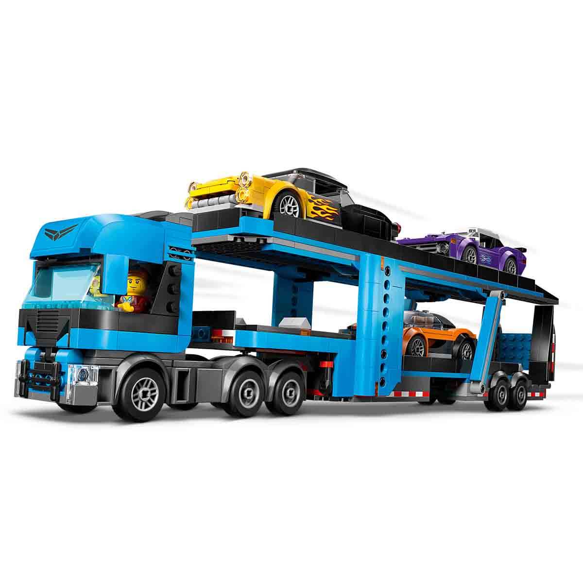 LEGO® City Spor Arabalı Araç Taşıma Kamyonu 60408 - Görsel 4