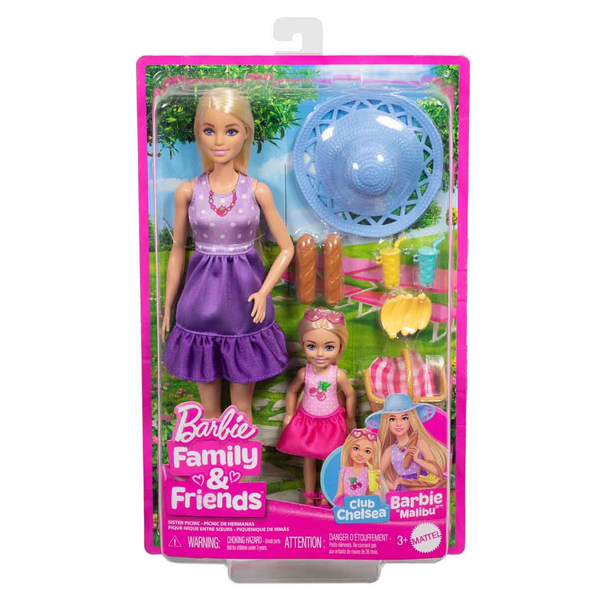Barbie Malibu ve Chelsea Piknik Oyun Seti JBF43 - Görsel 5