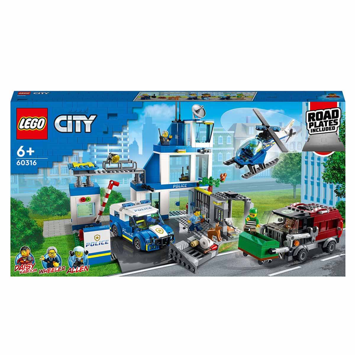LEGO® City Polis Merkezi 60316 - 6 Yaş ve Üzeri Çocuklar için Yaratıcı Oyuncak Yapım Seti