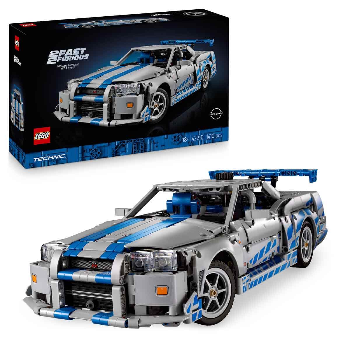 LEGO® Technic Daha Hızlı Daha Öfkeli Nissan Skyline GT-R (R34) Araba 42210