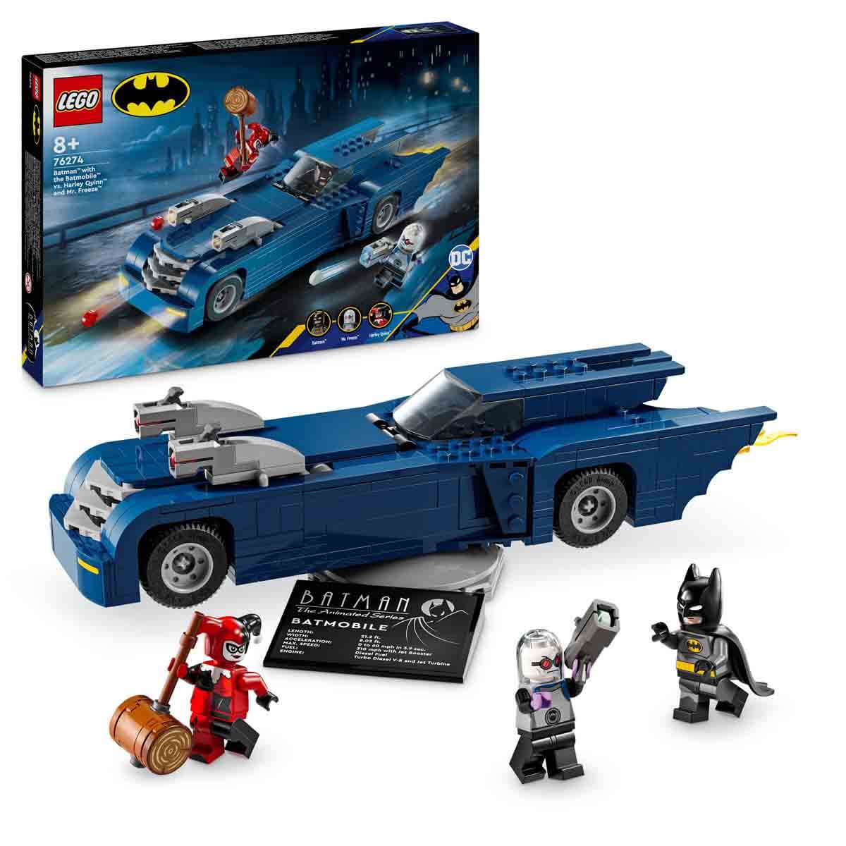LEGO® Batman™: The Animated Series™ Batmobile™ – Batman™, Harley Quinn™ ve Mr. Freeze™’e Karşı 76274