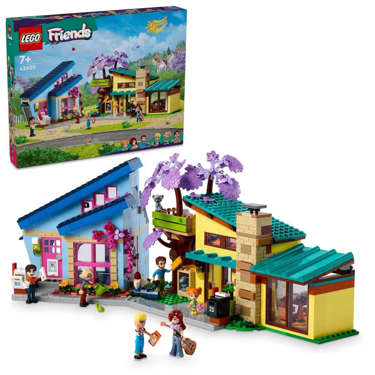 LEGO® Friends Olly ve Paisley’nin Aile Evleri 42620