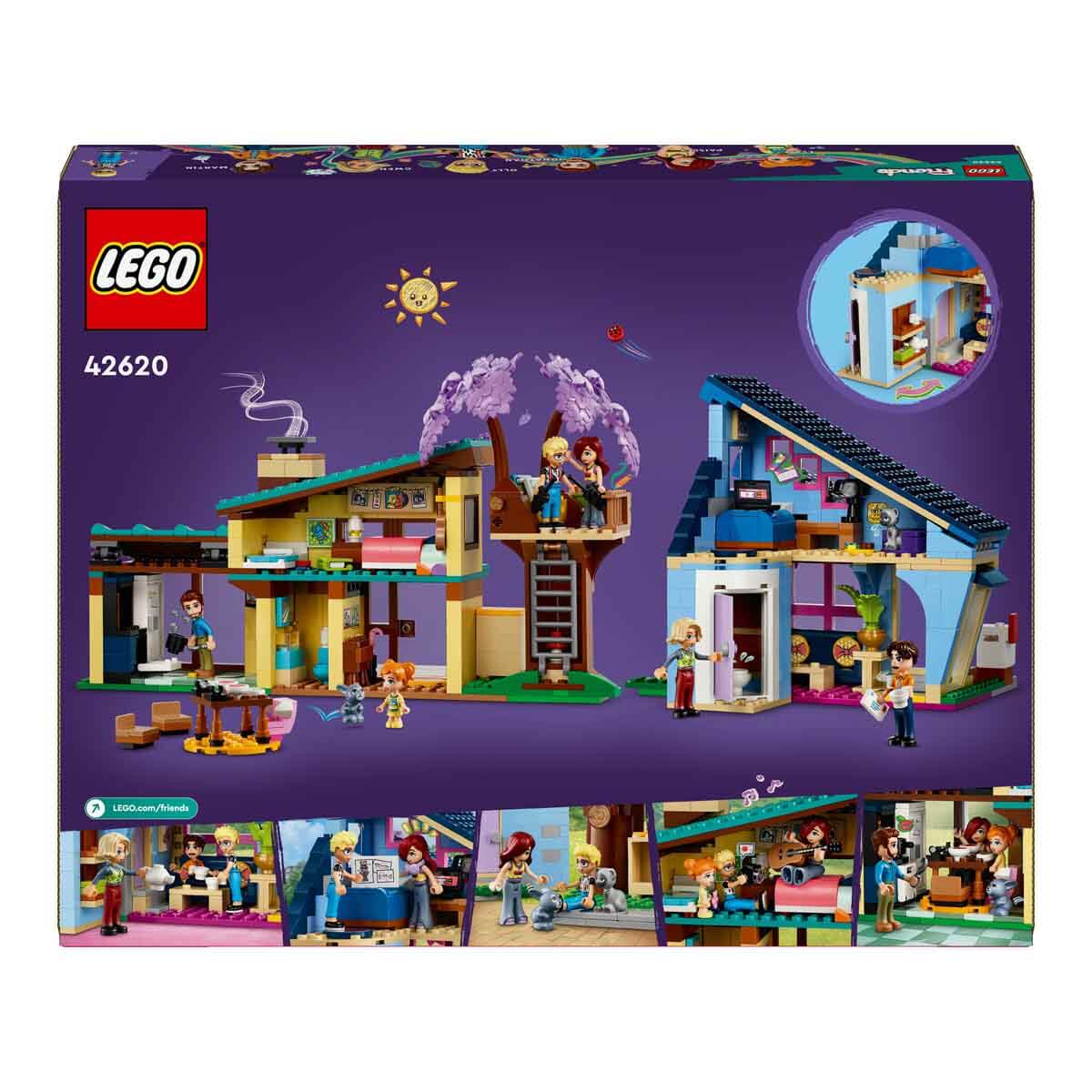 LEGO® Friends Olly ve Paisley’nin Aile Evleri 42620 - Görsel 3