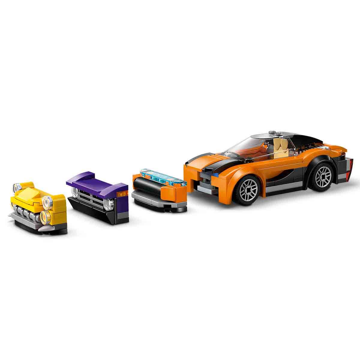 LEGO® City Spor Arabalı Araç Taşıma Kamyonu 60408 - Görsel 6