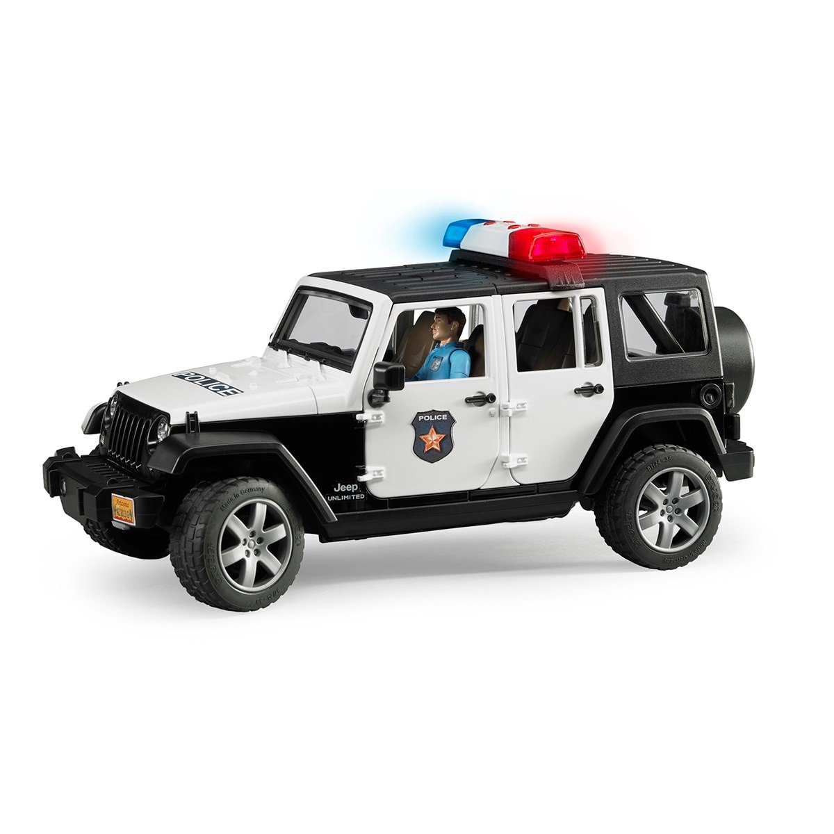 Bruder Jeep Wrangler Ud.R. Polis Aracı Ve Memur BR02526