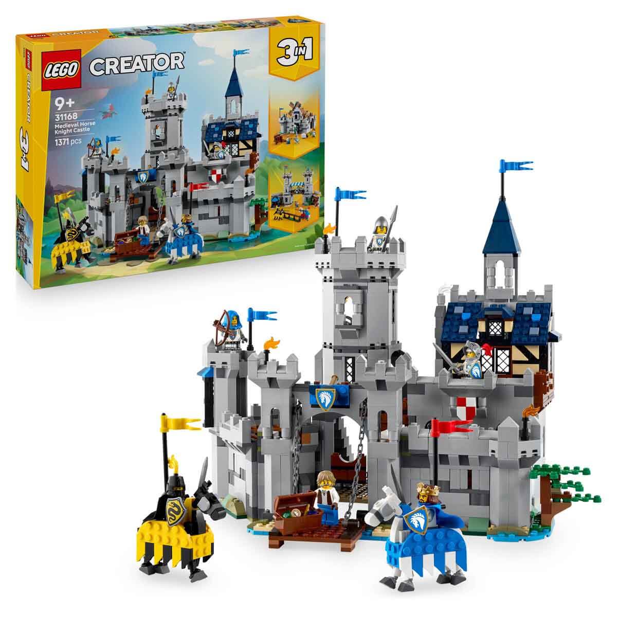 LEGO® Creator 3’ü 1 Arada Orta Çağ Atlı Şövalye Kalesi 31168