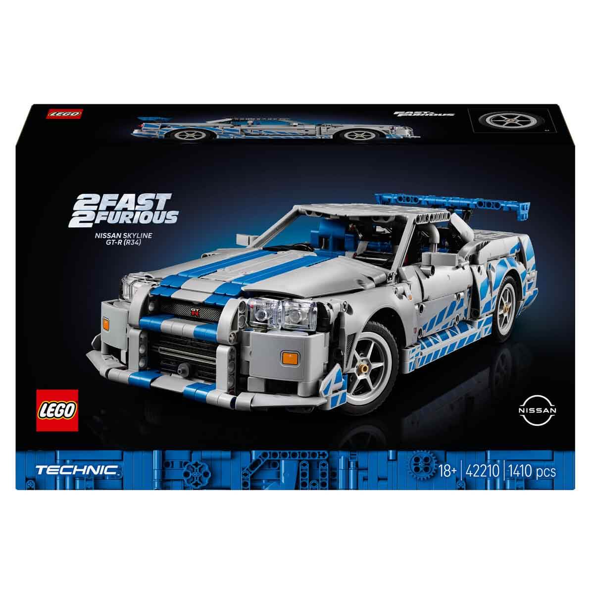 LEGO® Technic Daha Hızlı Daha Öfkeli Nissan Skyline GT-R (R34) Araba 42210 - Görsel 3
