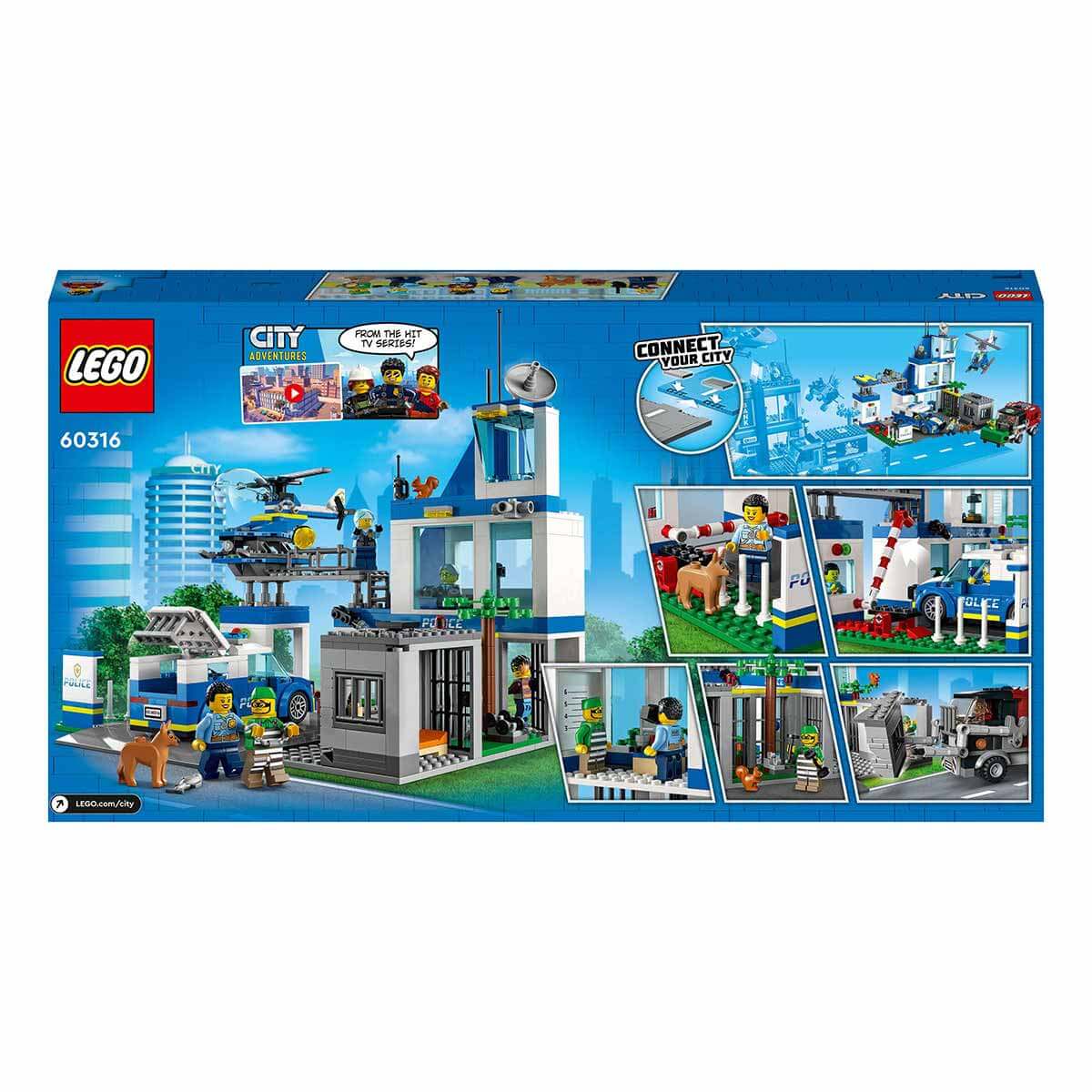 LEGO® City Polis Merkezi 60316 - 6 Yaş ve Üzeri Çocuklar için Yaratıcı Oyuncak Yapım Seti - Görsel 2