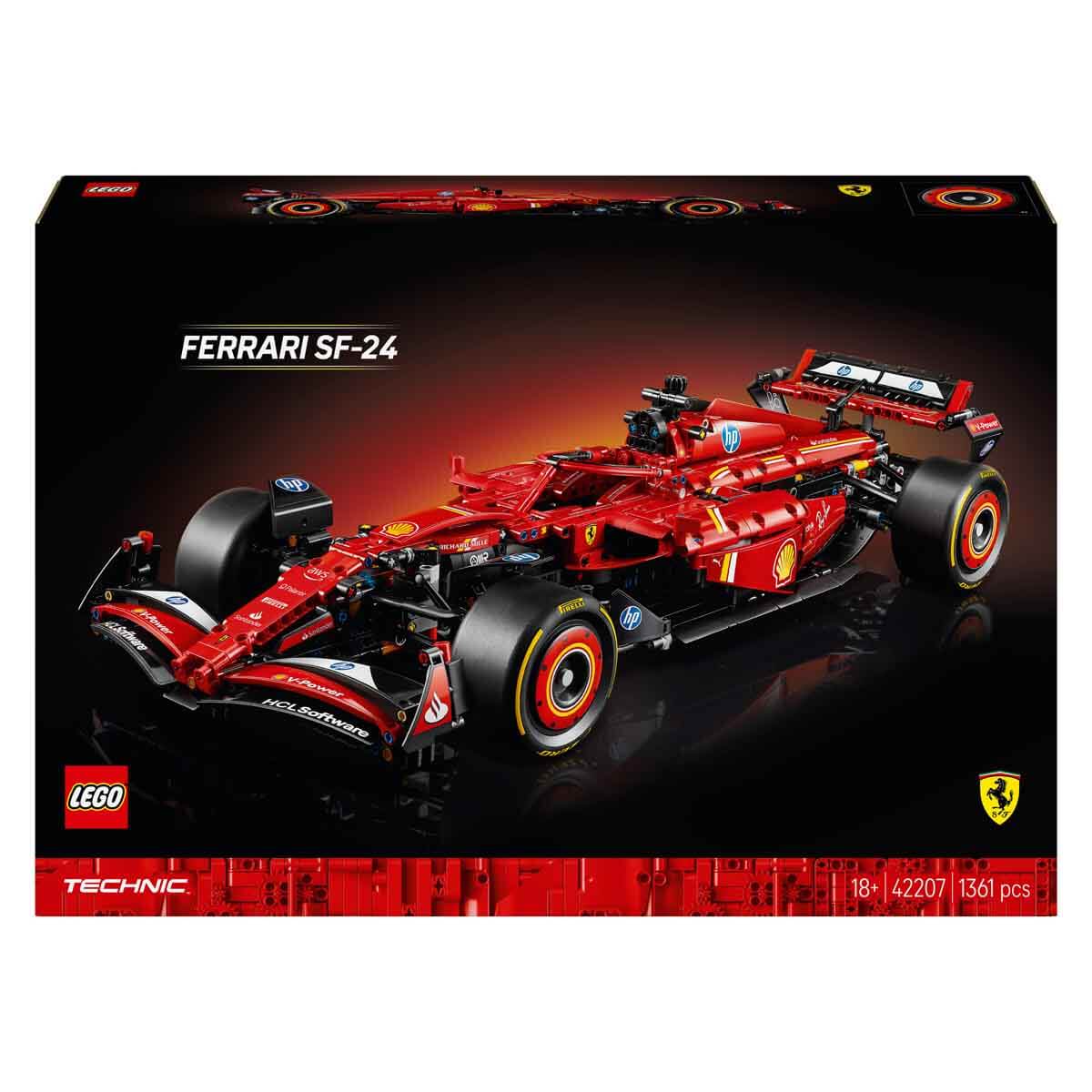 LEGO® Technic Ferrari SF-24 F1 Araba Modeli 42207 - Görsel 3