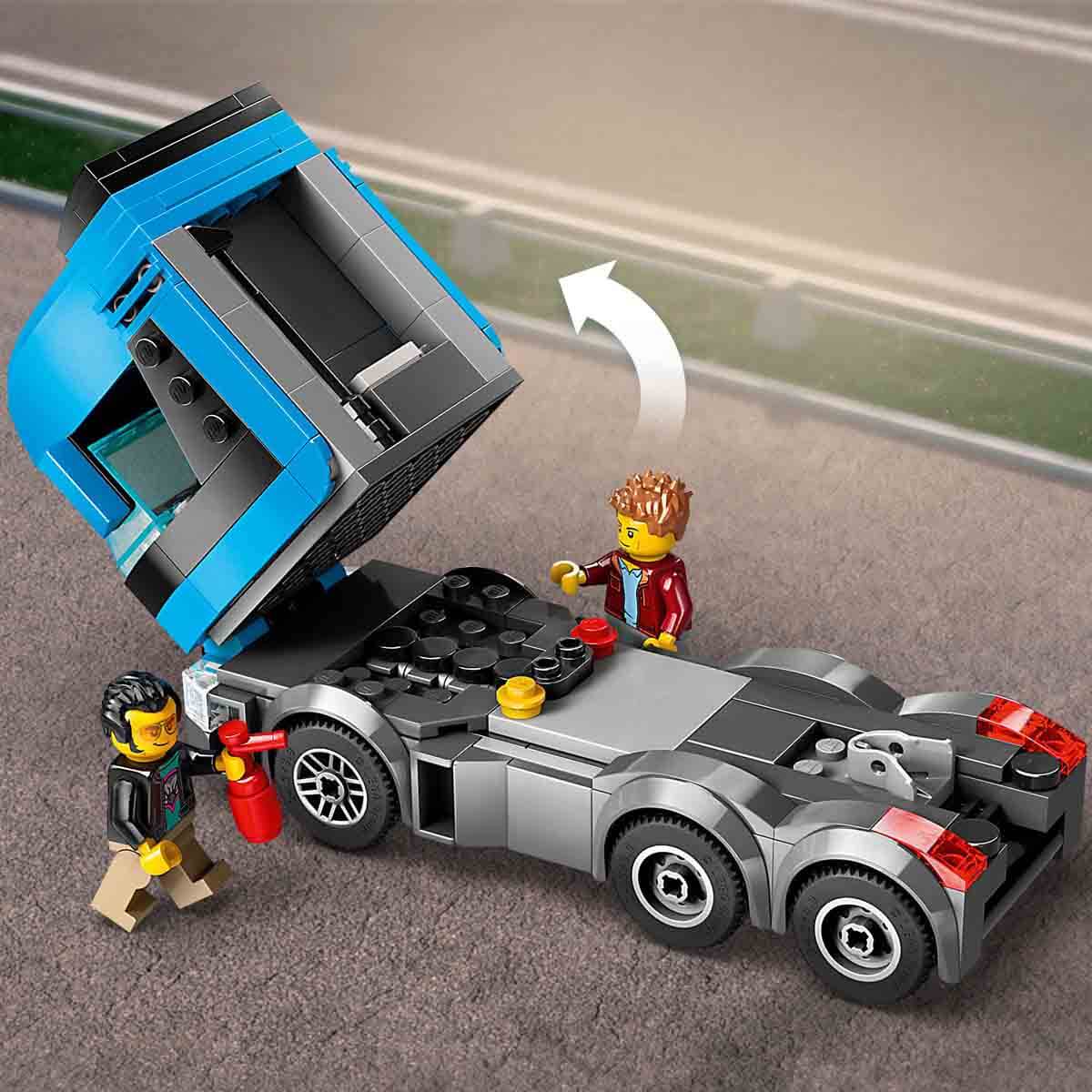 LEGO® City Spor Arabalı Araç Taşıma Kamyonu 60408 - Görsel 7