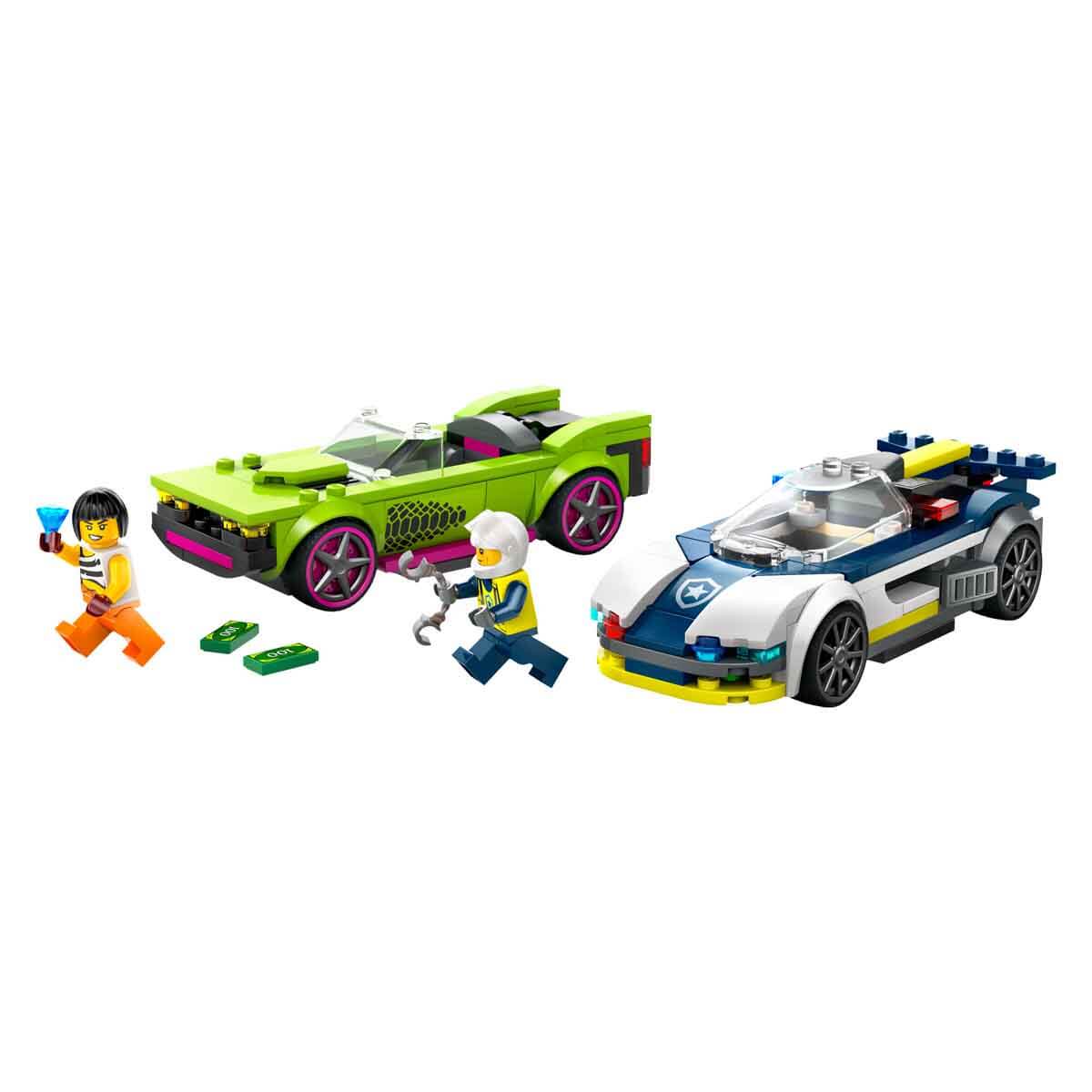 LEGO® City Polis Arabası ve Spor Araba Takibi 60415 - Görsel 2