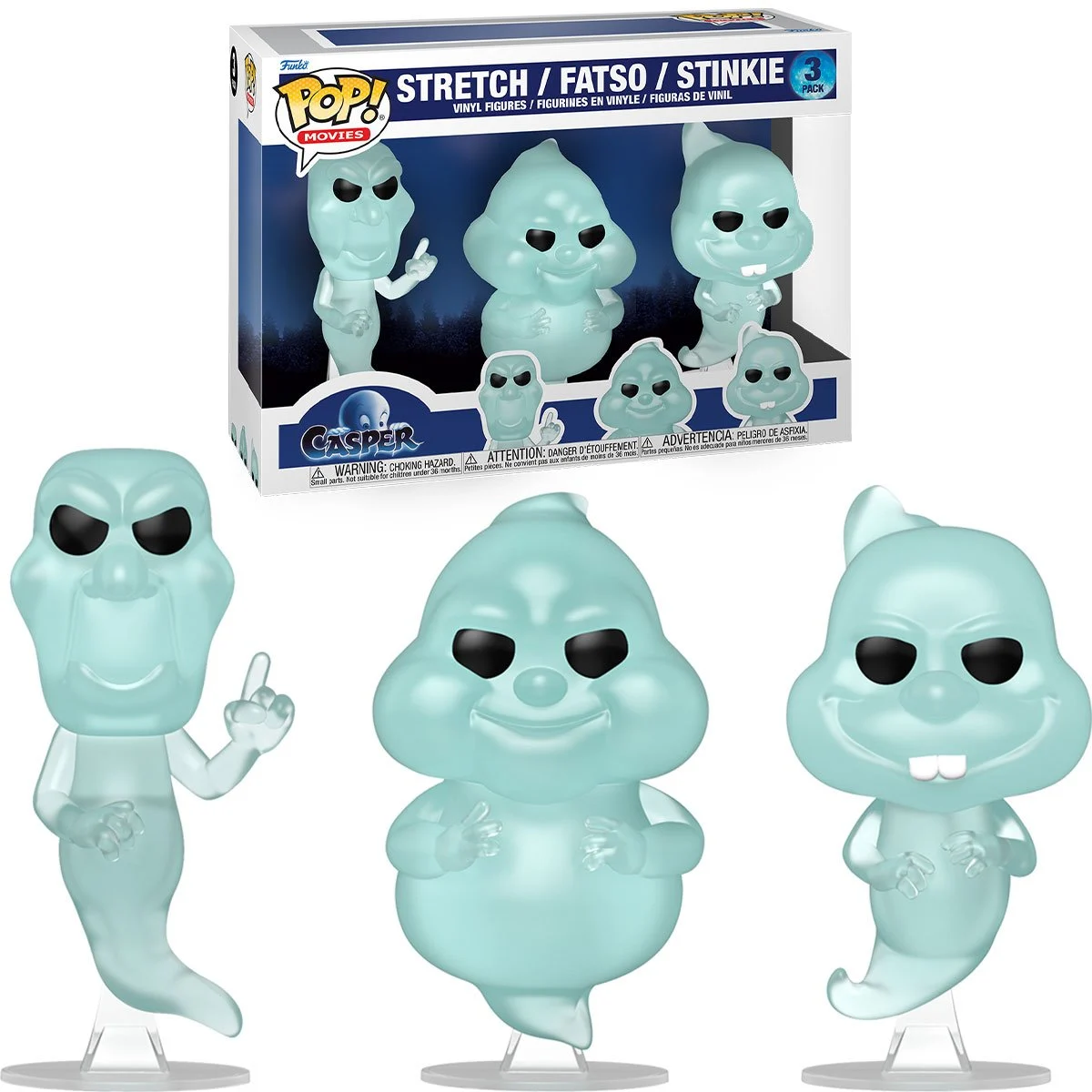 Funko POP! Movies: Casper – Ghostly Trio 3’lü Paket (30th Anniversary) - Casper