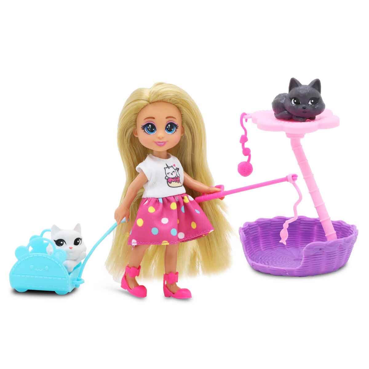 Dreameez Mini Bebek ve Kedi Evi Oyun Seti