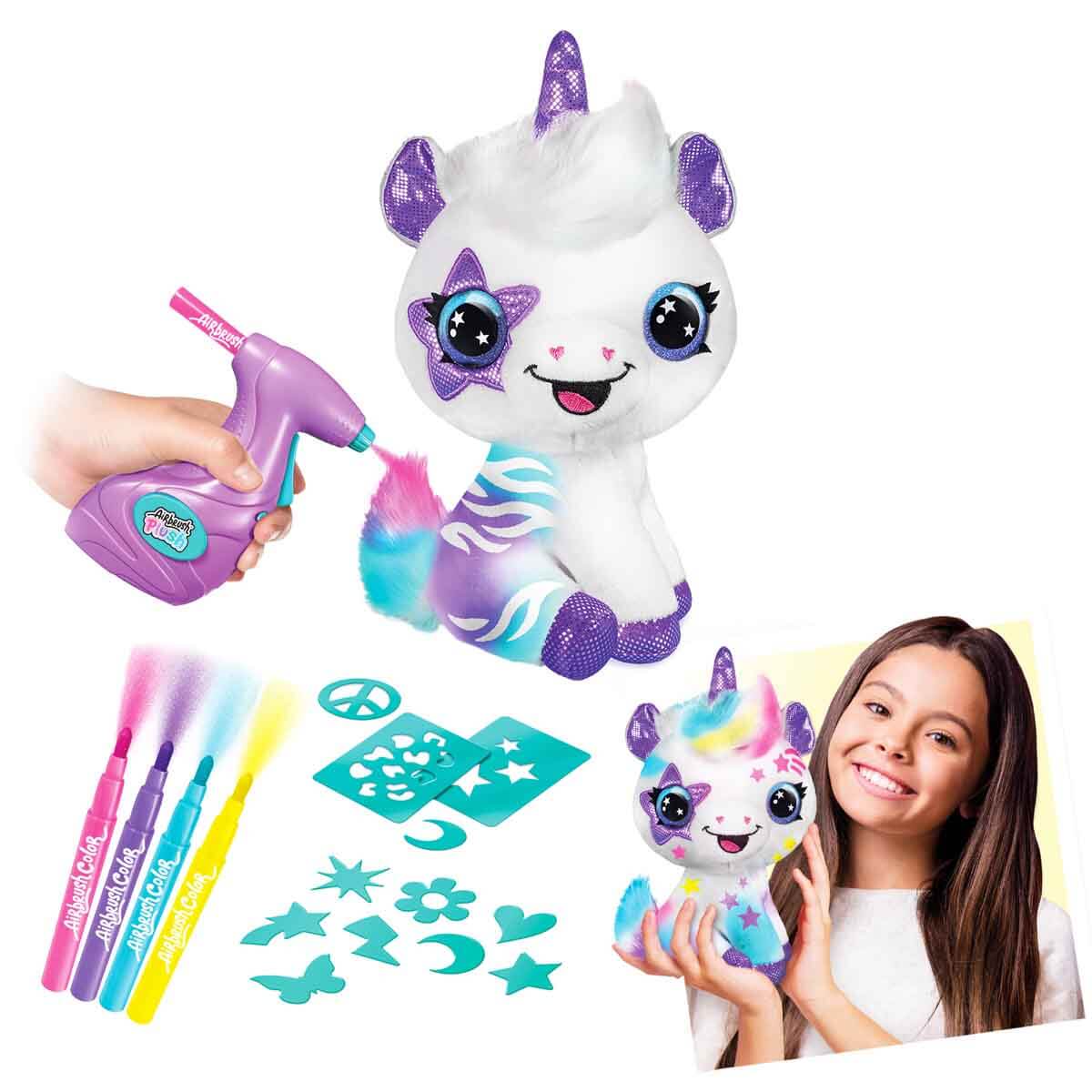 Airbrush Plush Unicorn Boyama Seti - Görsel 6