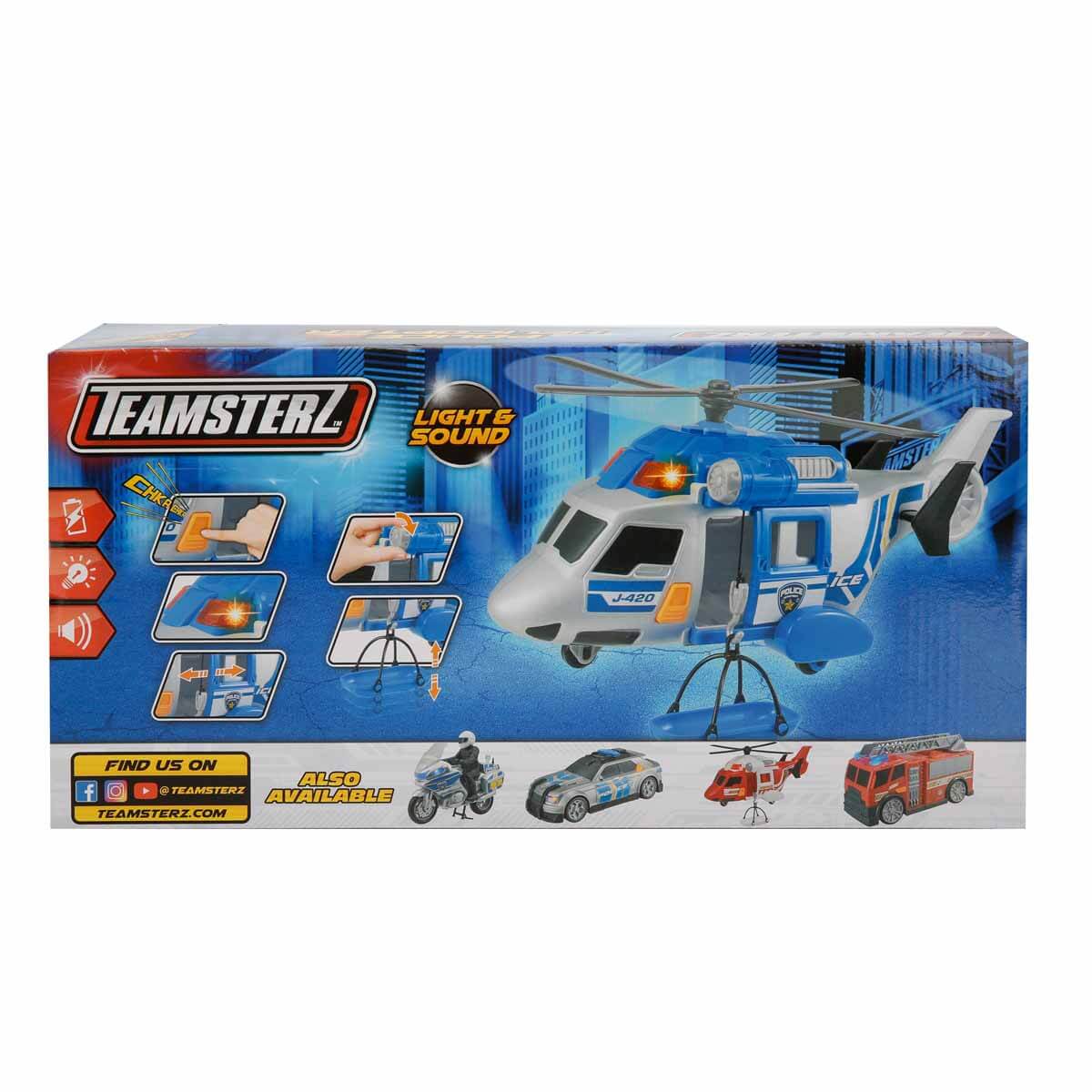 Teamsterz Sesli ve Işıklı Polis Helikopteri 36 cm - Görsel 2