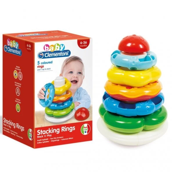 Baby Clementoni - Renkli Halkalar