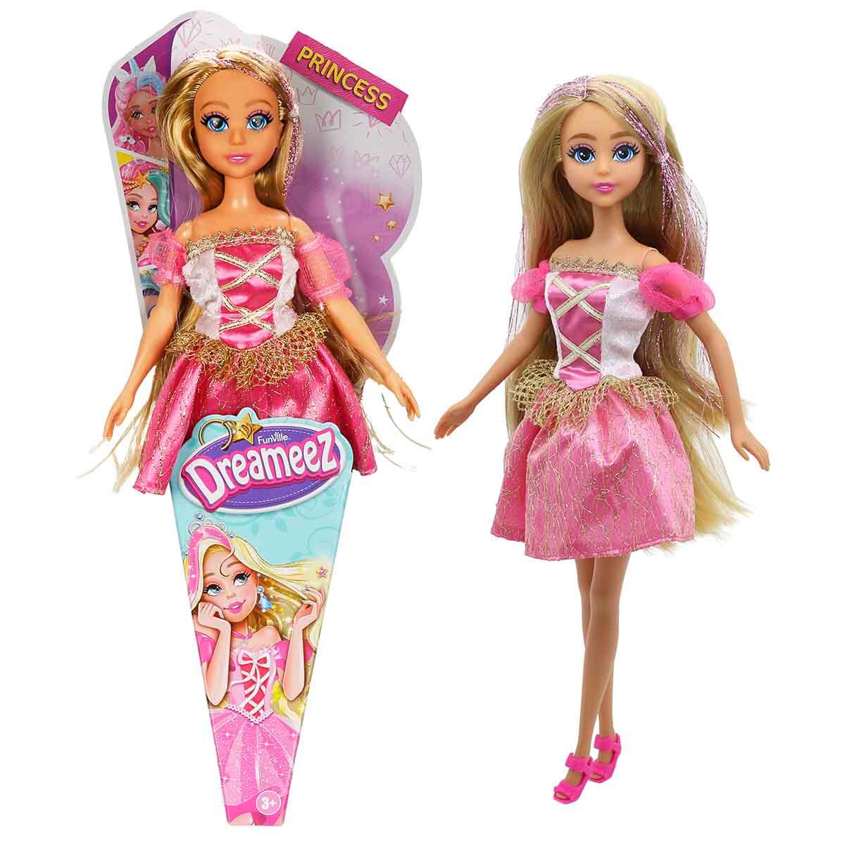 Dreameez Prenses Bebek - Pembe Elbiseli