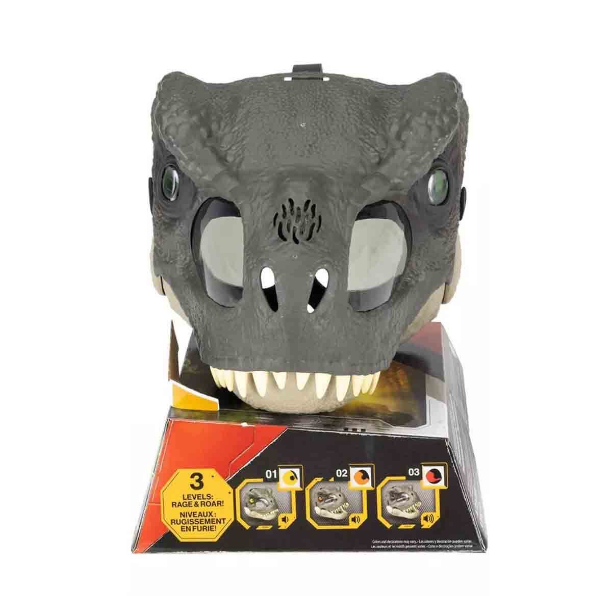 Jurassic World Rebirth T-Rex Işıklı ve Sesli Dinozor Maskesi JCH04 - Görsel 6