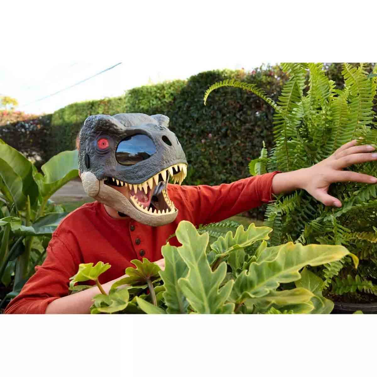 Jurassic World Rebirth T-Rex Işıklı ve Sesli Dinozor Maskesi JCH04 - Görsel 2