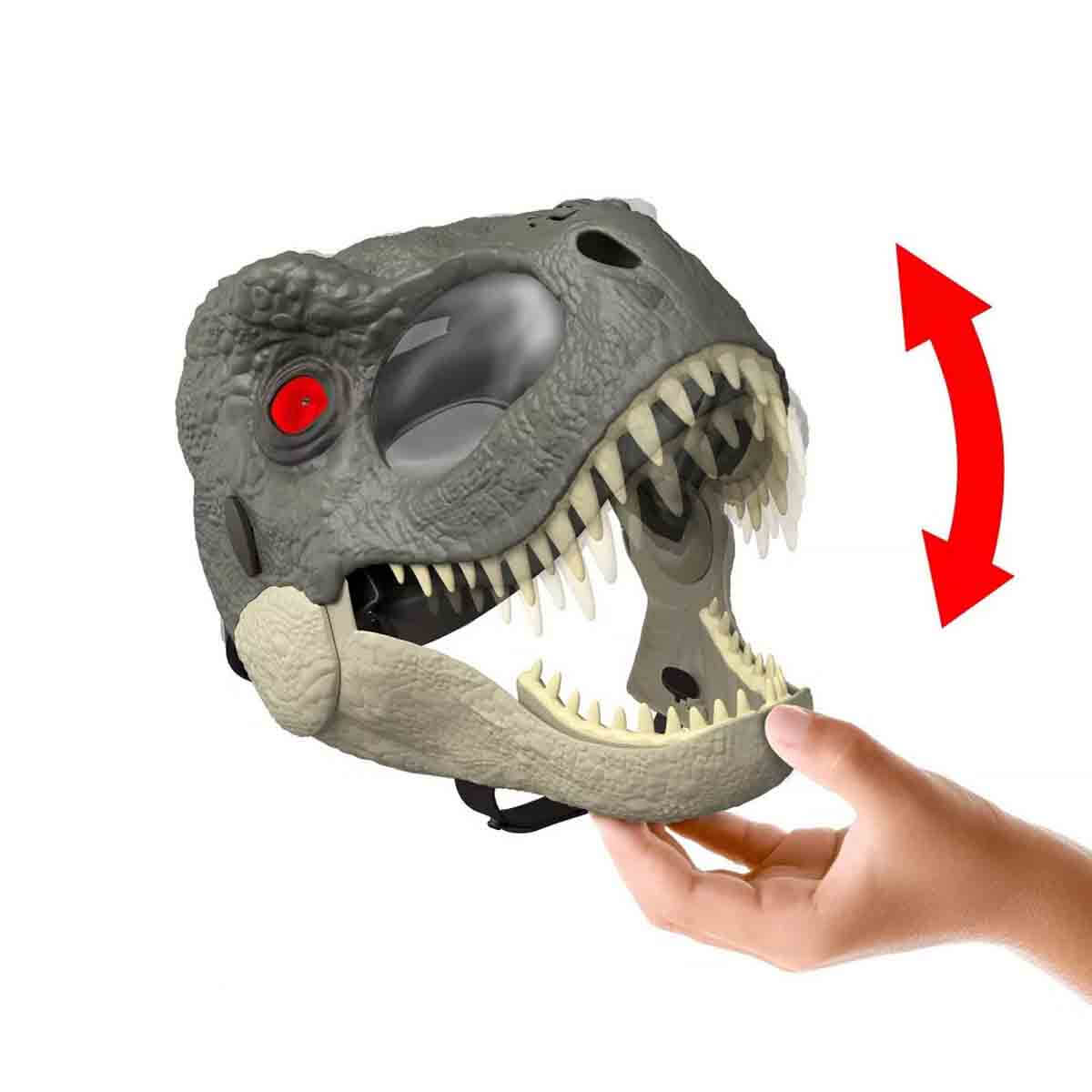 Jurassic World Rebirth T-Rex Işıklı ve Sesli Dinozor Maskesi JCH04 - Görsel 4