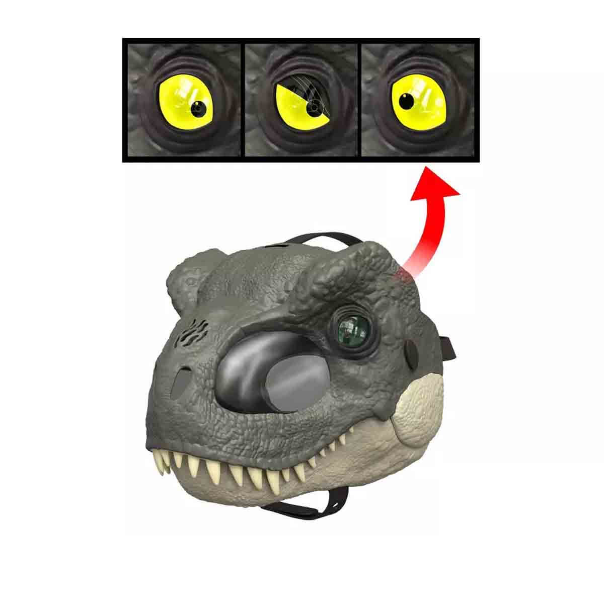 Jurassic World Rebirth T-Rex Işıklı ve Sesli Dinozor Maskesi JCH04 - Görsel 5