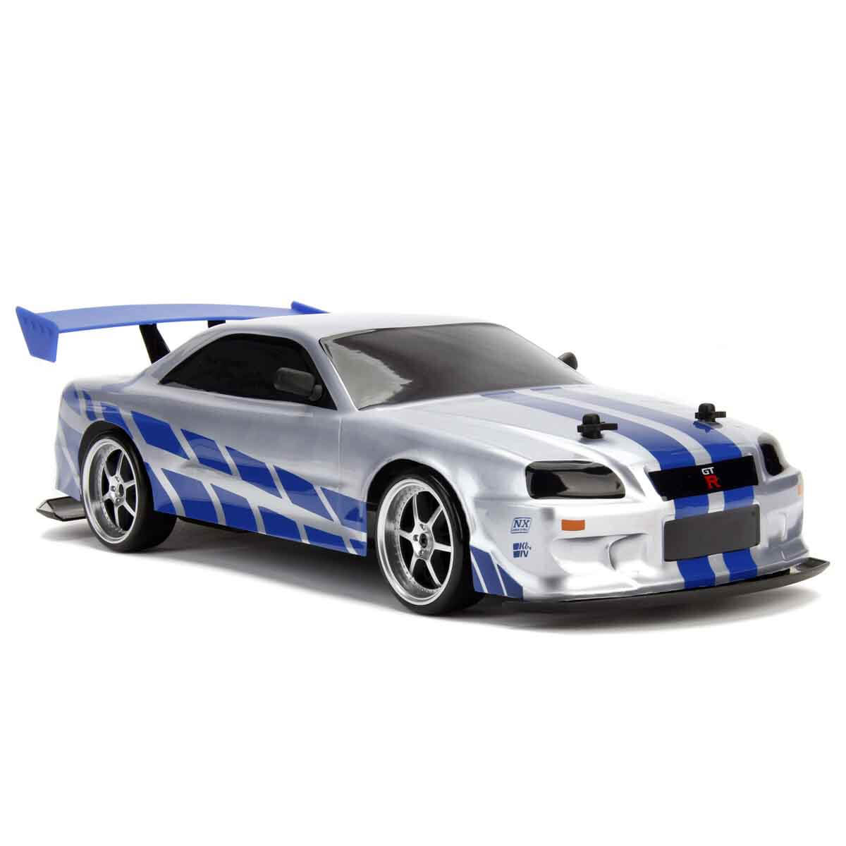 1:10 Fast & Furious Brian’s Nissan Skyline GT-R (R34) USB Şarjlı Uzaktan Kumandalı Drift Araba - Görsel 5